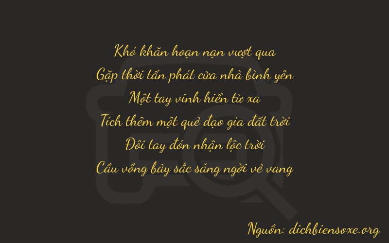 Thơ dịch biển số xe 04127