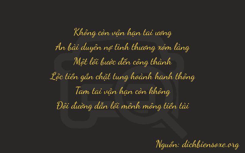 Thơ dịch biển số xe 04132