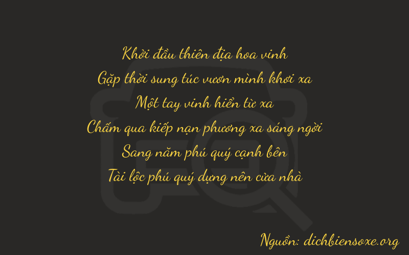 Thơ dịch biển số xe 04152