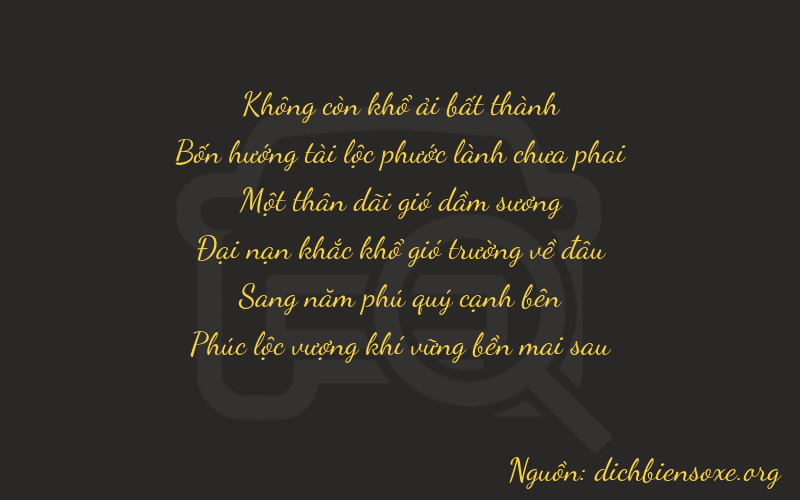 Thơ dịch biển số xe 04156