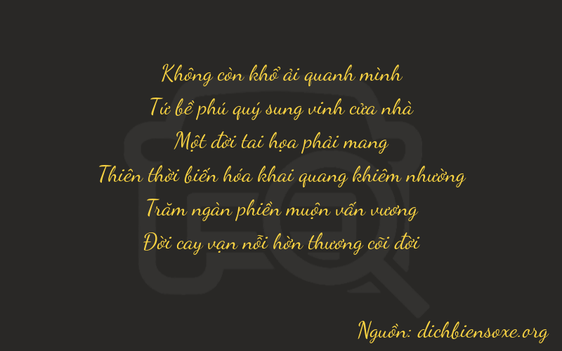 Thơ dịch biển số xe 04157