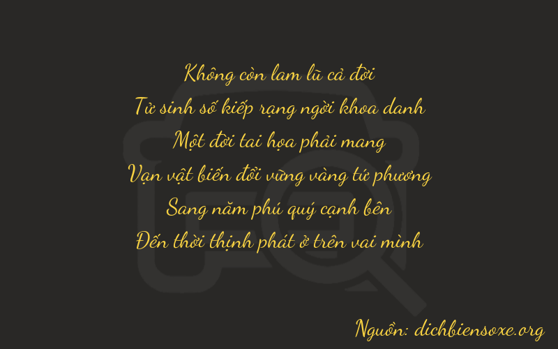 Thơ dịch biển số xe 04158