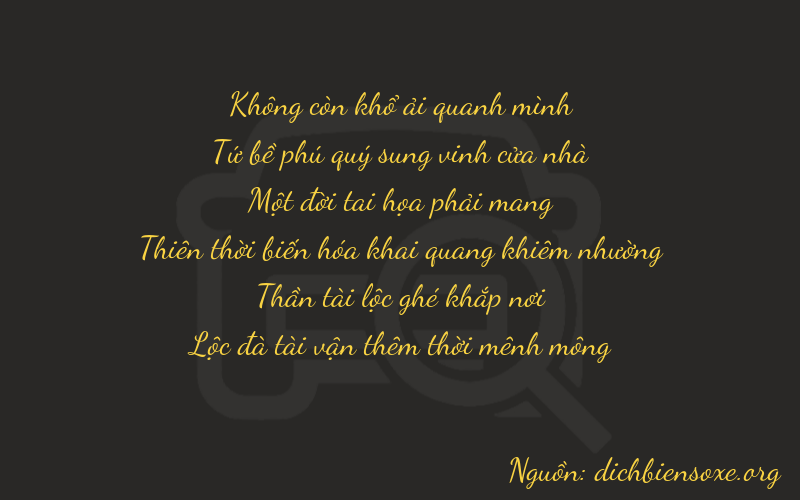Thơ dịch biển số xe 04166