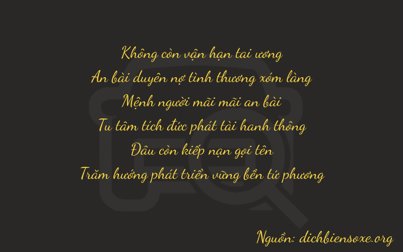 Thơ dịch biển số xe 04204