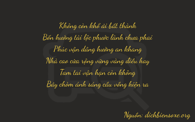 Thơ dịch biển số xe 04237
