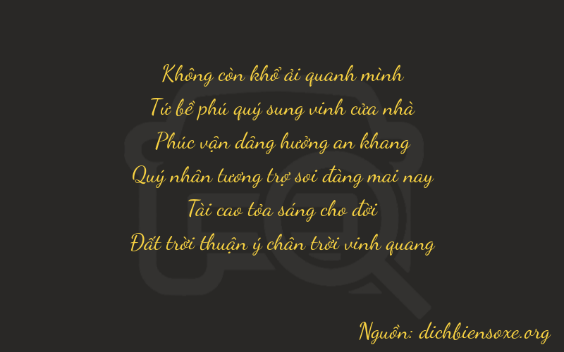 Thơ dịch biển số xe 04238