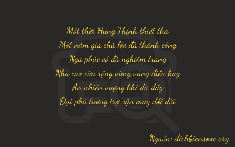 Thơ dịch biển số xe 11516