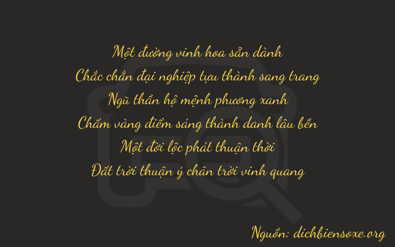 Thơ dịch biển số xe 11518