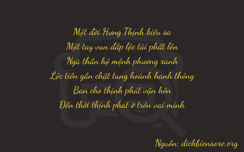 Thơ dịch biển số xe 11528