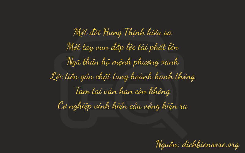 Thơ dịch biển số xe 11537