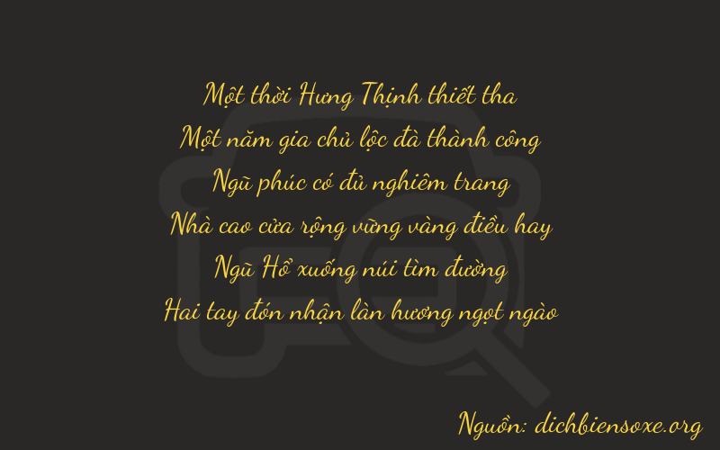 Thơ dịch biển số xe 11552
