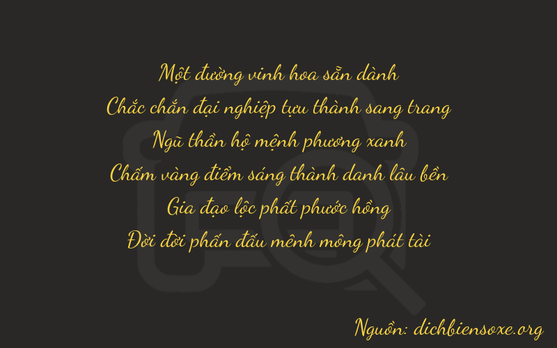 Thơ dịch biển số xe 11563