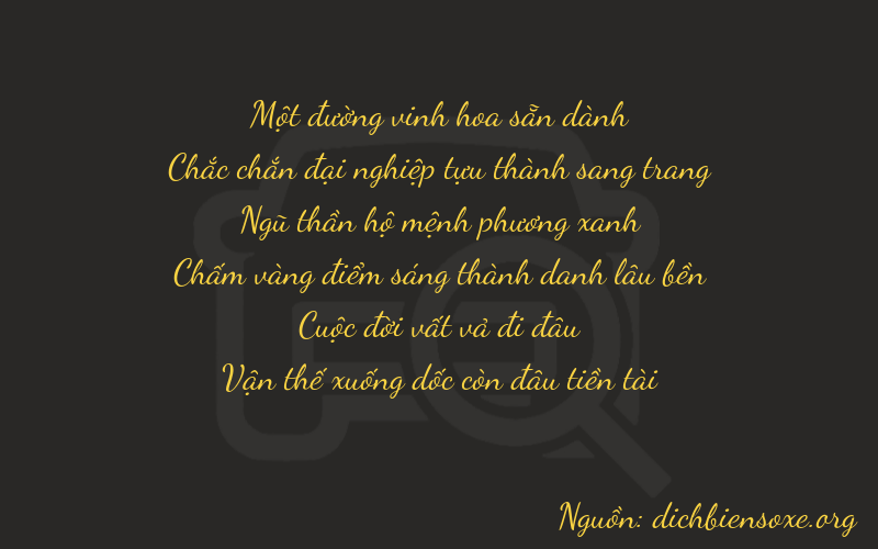 Thơ dịch biển số xe 11572