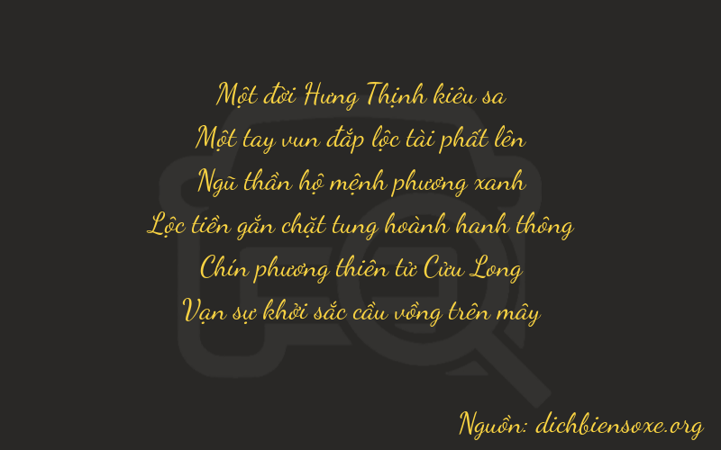 Thơ dịch biển số xe 11591
