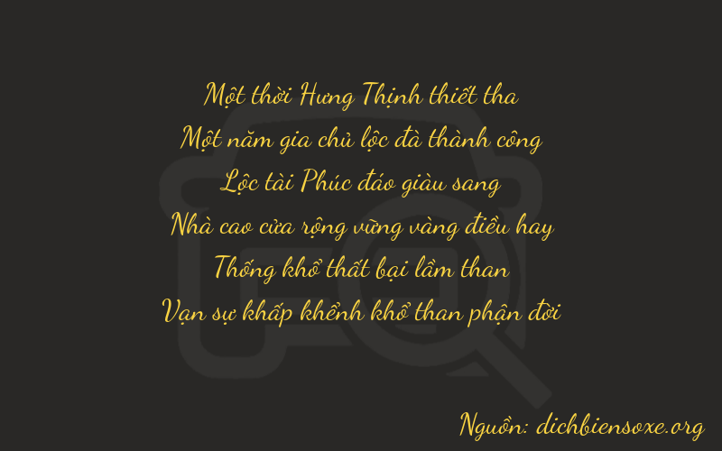 Thơ dịch biển số xe 11615