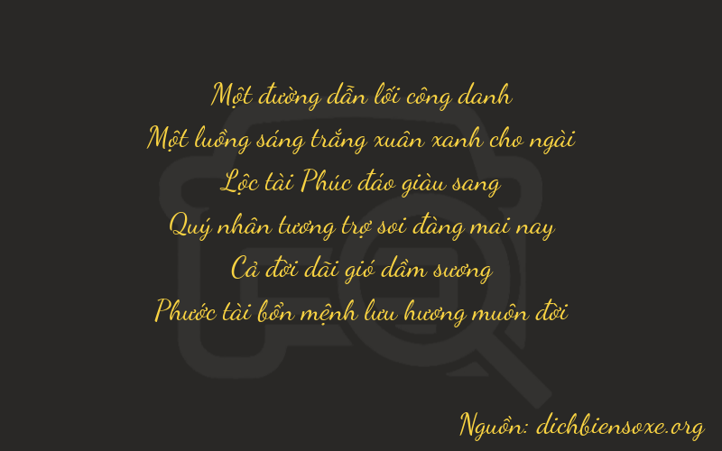 Thơ dịch biển số xe 11616