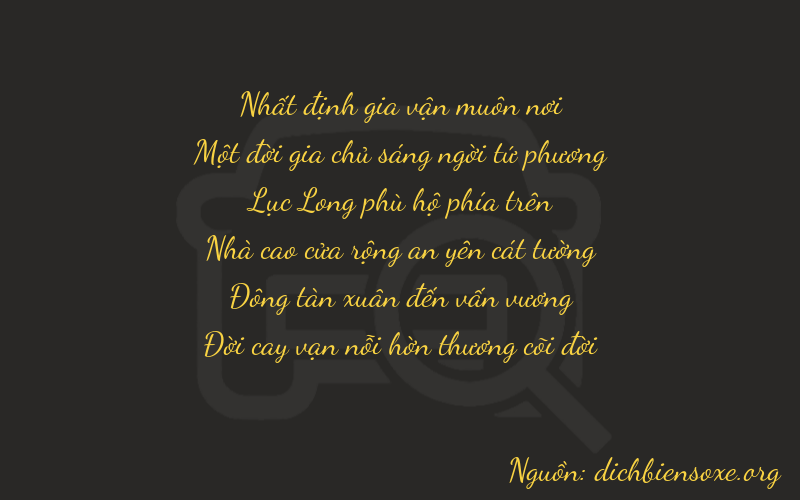 Thơ dịch biển số xe 11647