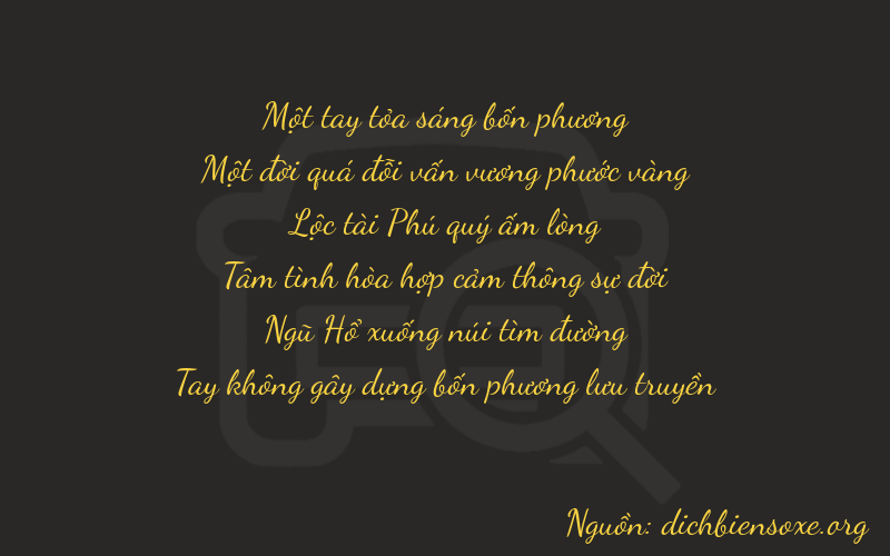 Thơ dịch biển số xe 11650