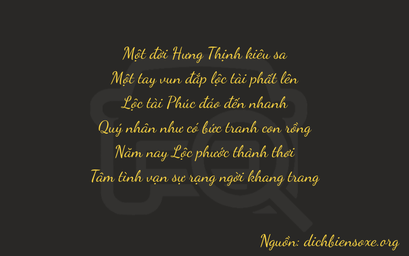 Thơ dịch biển số xe 11654