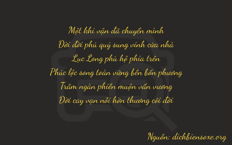 Thơ dịch biển số xe 11657