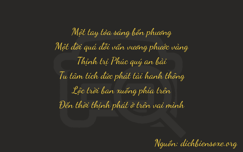 Thơ dịch biển số xe 11668