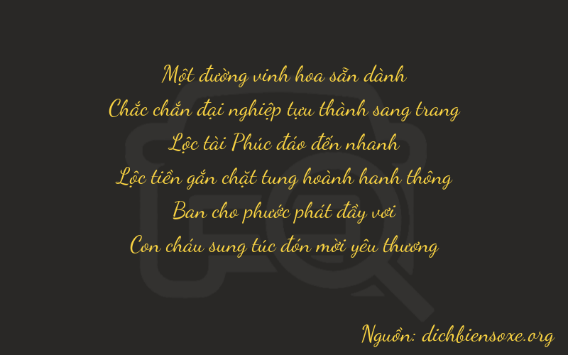 Thơ dịch biển số xe 11680
