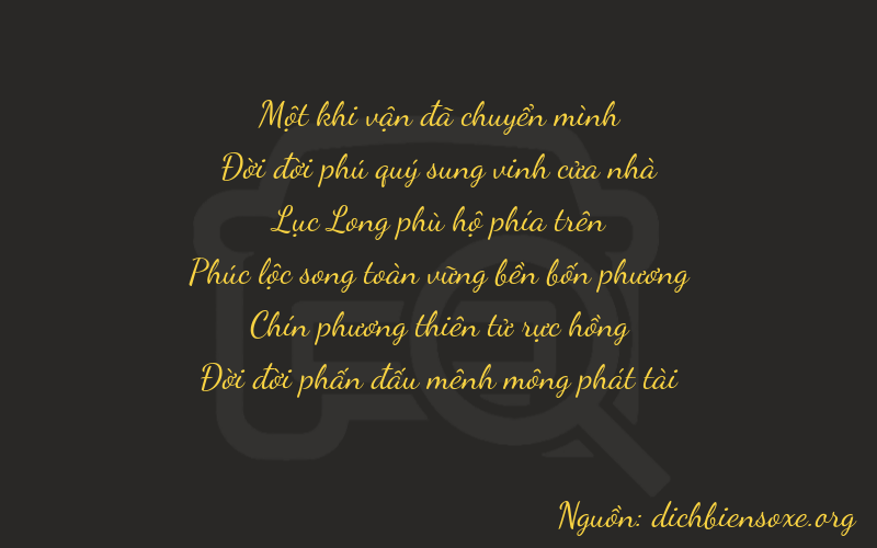 Thơ dịch biển số xe 11693