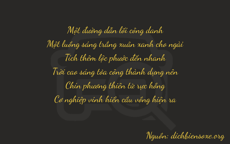 Thơ dịch biển số xe 11697