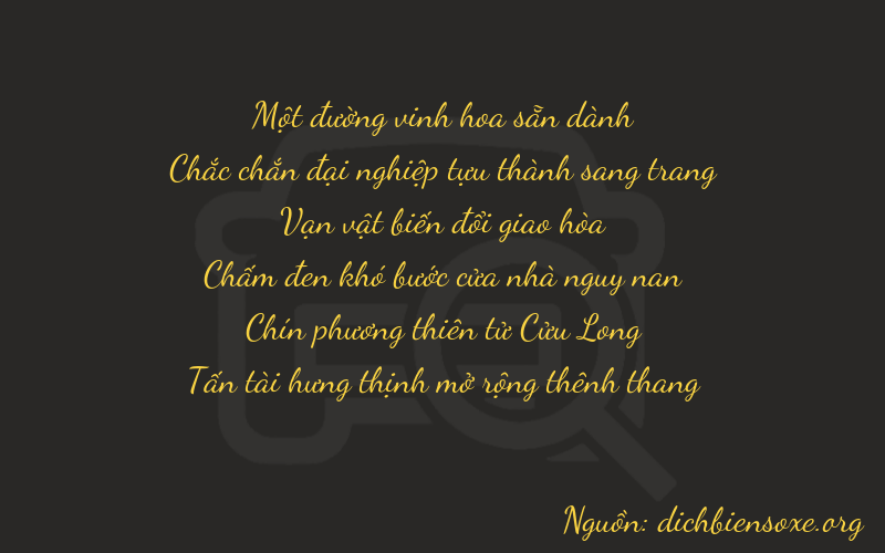 Thơ dịch biển số xe 11698