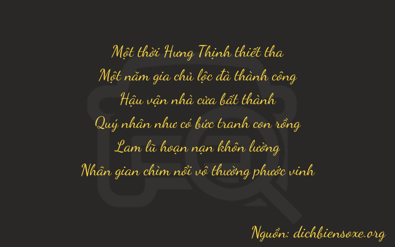 Thơ dịch biển số xe 11714