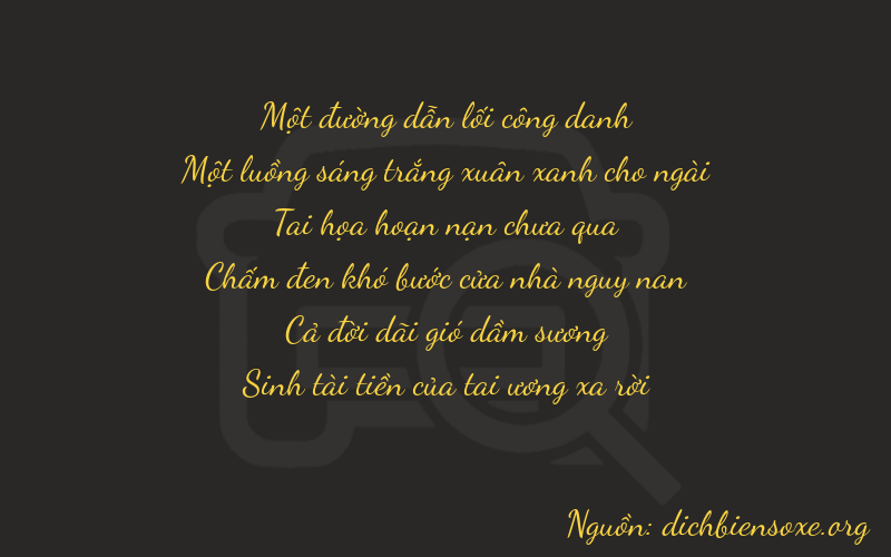 Thơ dịch biển số xe 11715