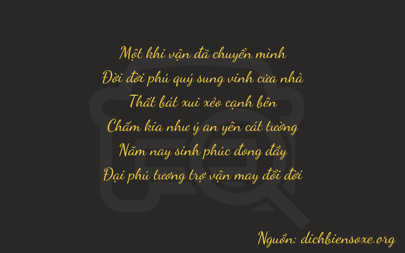 Thơ dịch biển số xe 11756