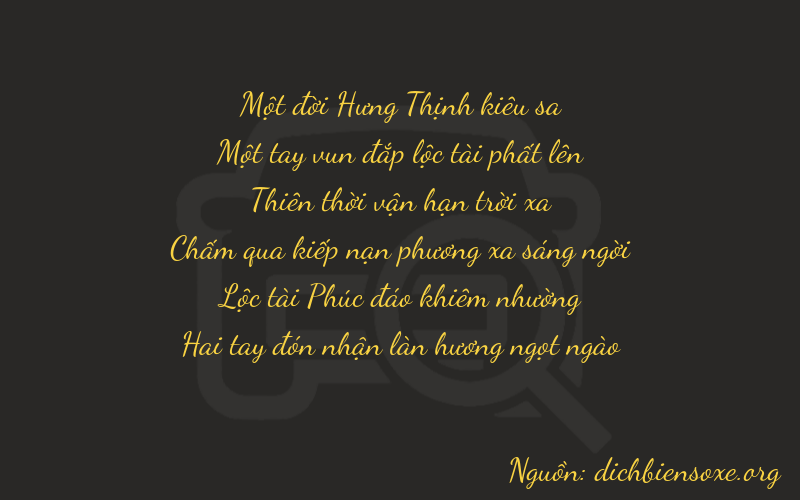 Thơ dịch biển số xe 11762