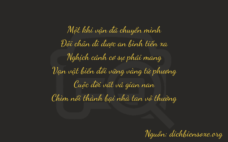 Thơ dịch biển số xe 12972
