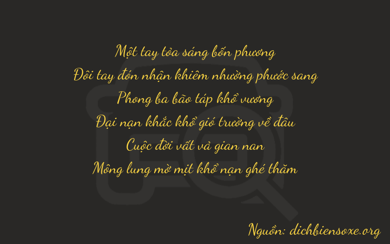Thơ dịch biển số xe 12974