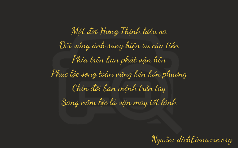 Thơ dịch biển số xe 12995