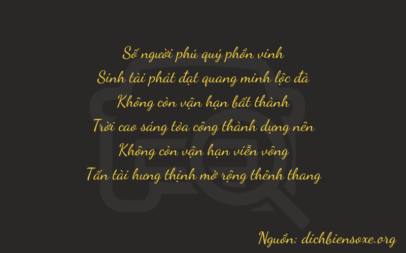 Thơ dịch biển số xe 13008