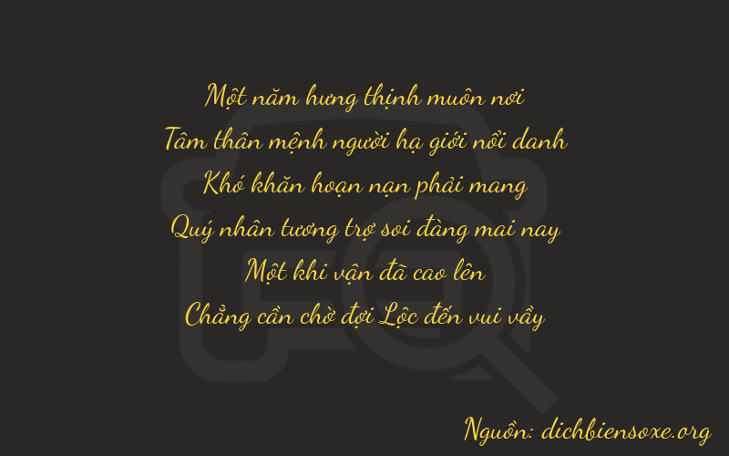 Thơ dịch biển số xe 13010