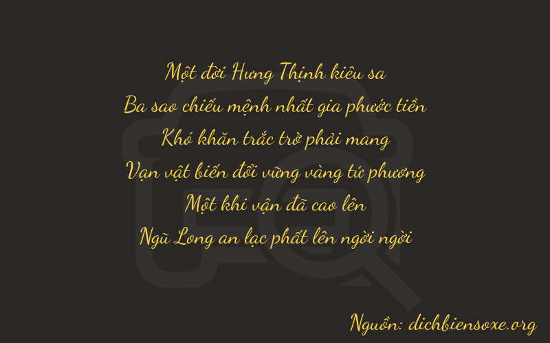 Thơ dịch biển số xe 13015