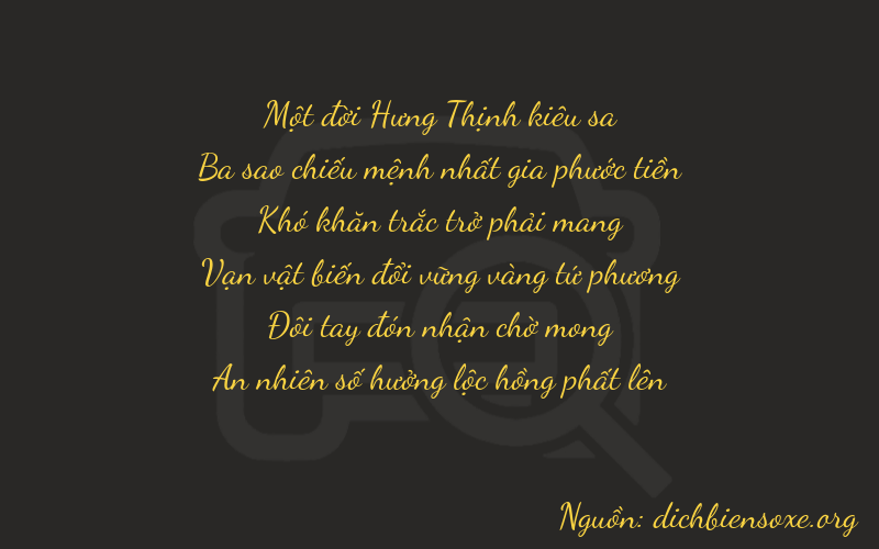 Thơ dịch biển số xe 13024