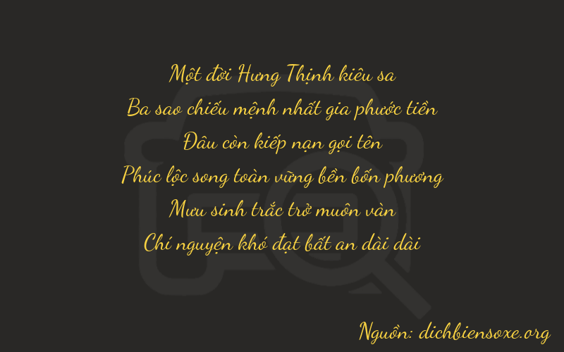 Thơ dịch biển số xe 13087