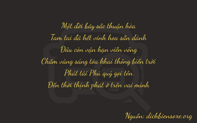 Thơ dịch biển số xe 13088