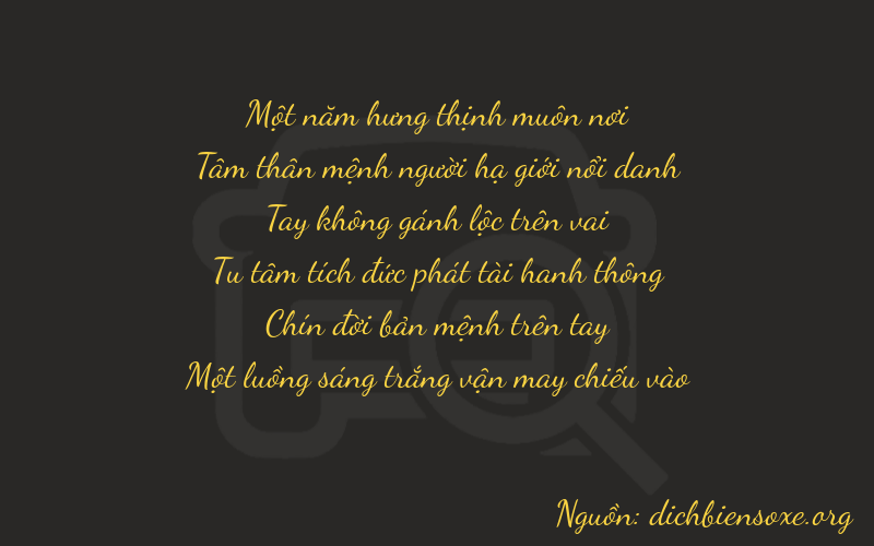 Thơ dịch biển số xe 13091