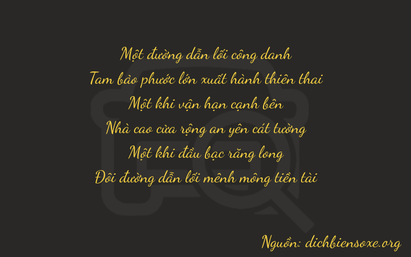 Thơ dịch biển số xe 13112