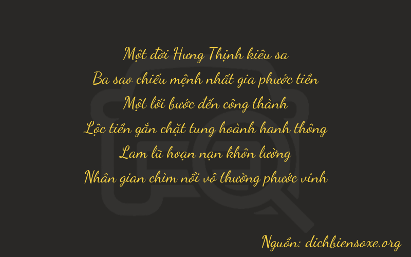 Thơ dịch biển số xe 13114