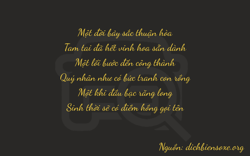 Thơ dịch biển số xe 13115