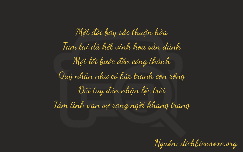 Thơ dịch biển số xe 13124