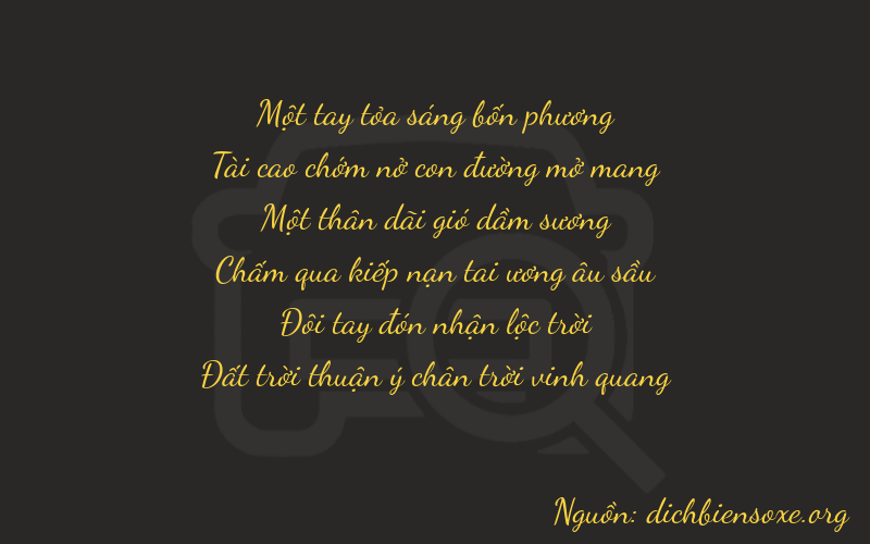 Thơ dịch biển số xe 13128