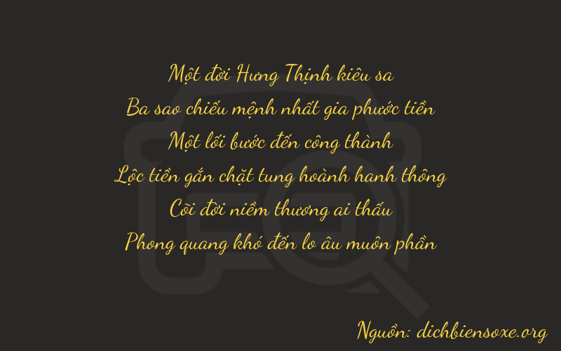 Thơ dịch biển số xe 13141