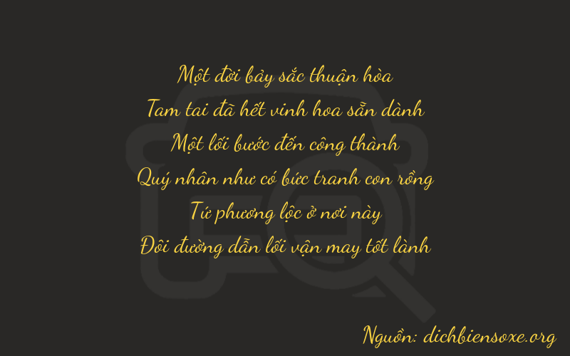 Thơ dịch biển số xe 13142